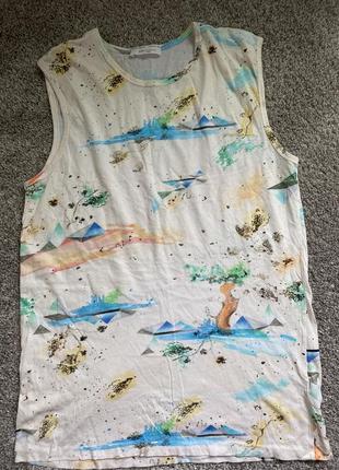 Новая удлиненная майка XS / 42 s португалия