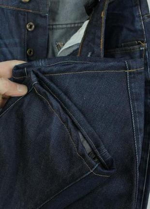 Крутые стильные джинсы g-star raw arc 3d slim dark blue denim jeans9 фото
