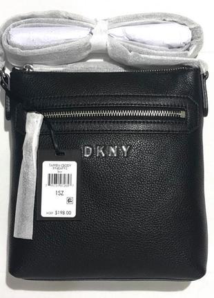 Сумка кроссбоди кожаная dkny tappen crossbody leather bag r94eaf93 оригинал10 фото