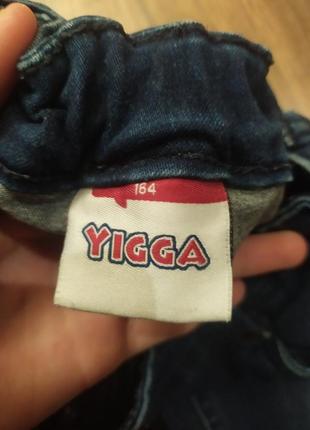 Плотные темно синие джинсы 3