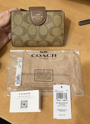 Оригинальный кошелек coach4 фото