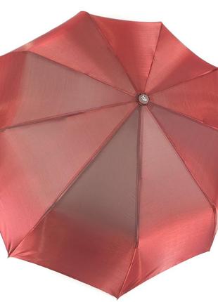 Компактний женский зонт хамелеон на 9 спиц анти-ветер от фирмы toprain с чехлом5 фото