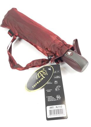 Компактний женский зонт хамелеон на 9 спиц анти-ветер от фирмы toprain с чехлом4 фото