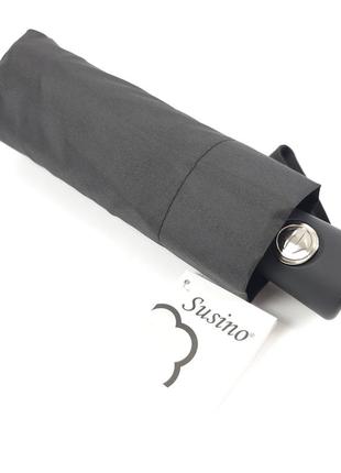 Жіноча міні-парасолька автомат susino з 8 полегшеними спицями, антишторм5 фото