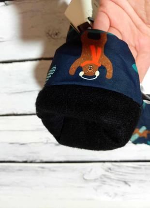 Детские краги с медведями варежки лыжные на мальчика водонепроницаемые непромокаемые h&amp;m