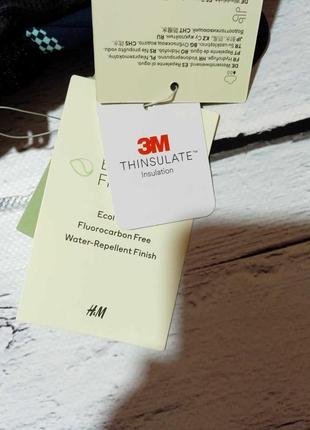 Детские краги с медведями варежки лыжные на мальчика водонепроницаемые непромокаемые h&amp;m