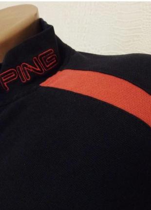 Черная спортивная майка футболка ping3 фото