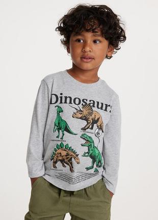 Кофта з динозаврами h&m