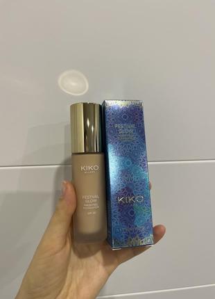 Kiko festival glow feel foundation spf 30 kiko тональна основа 01