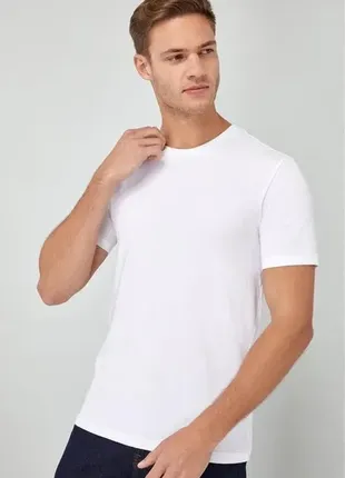 Базова футболка next з круглим вирізом, slim fit!