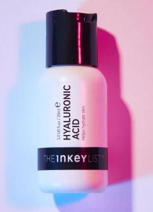 Сыворотка увлажняющая с гиалуроновой кислотой the inkey list. hyaluronic acid serum2 фото