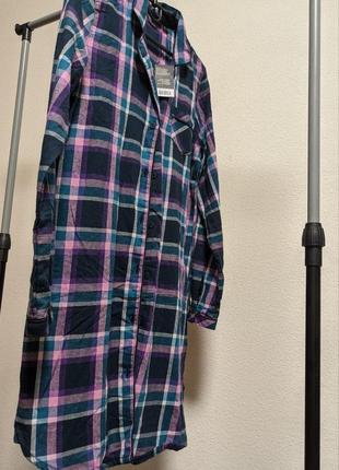 Фланелевая ночная рубашка/ домашнее платье esmara размер с2 фото