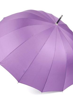 Женский изящный зонт трость, полуавтомат, 16 спиц, семейный большой зонт антиветер6 фото