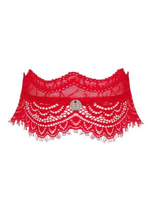 Широкий мереживний чокер obsessive choker готичний аристократичний