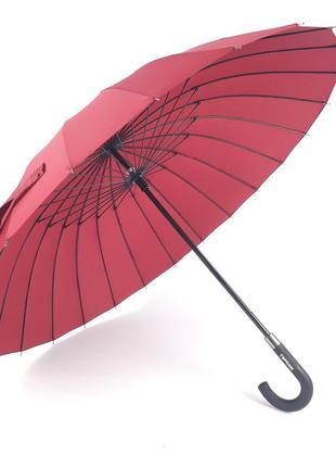 Класична парасолька тростина анти-шторм з 24 спицями з великим куполом та механічною системою відкриття