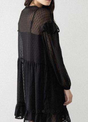 Сукня 2в1, чорна сукня / сукня прозора5 фото