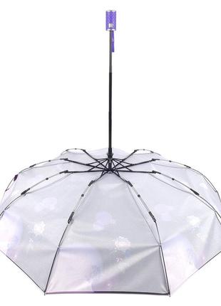 Жіноча парасолька автомат popular з подвійними спицями, антишторм3 фото