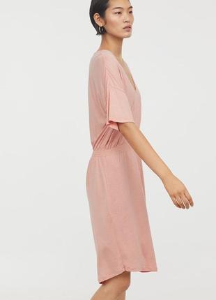 Платье футболка h&m натуральная вискоза3 фото