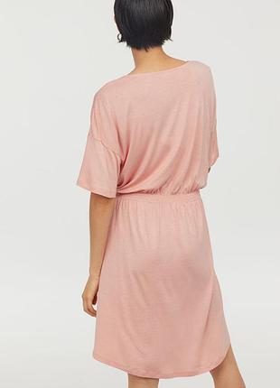 Платье футболка h&m натуральная вискоза4 фото