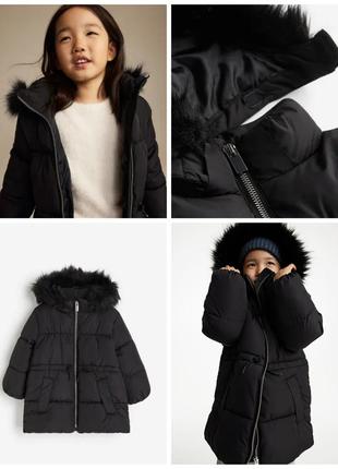 Куртка евро зима н&amp;м в размере 122/128