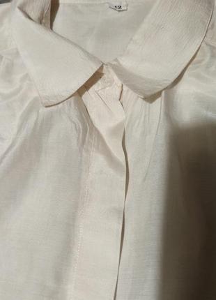 Блуза шовкова 48 р4 фото