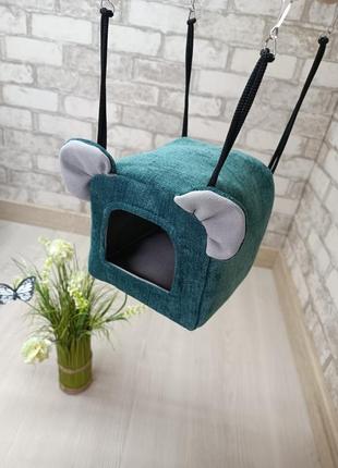 Будиночок для морських свинок, шиншил, хом'яків, пацюків, гризунів