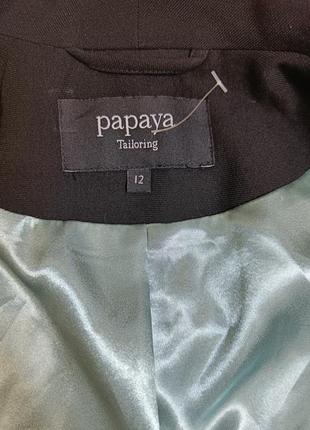 Женский черный жакет пиджак papaya5 фото