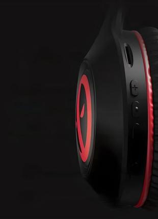 Навушники бездротові marvel mr22 deadpool складні з вбудованим мікрофоном та чохлом у комплекті, black-red4 фото