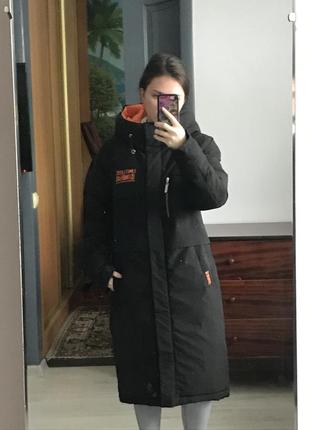 Длинная зимняя куртка4 фото