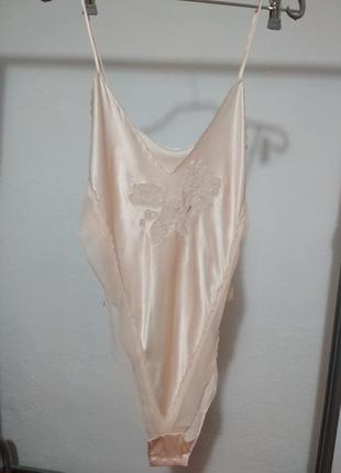 ,,,,,100% шелк фирменный шелковый комбидрес с роскошной вышивкой майка в бельевом стиле шовк5 фото