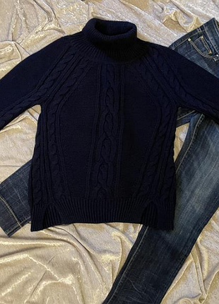 Синій теплий светр gimay, s 9