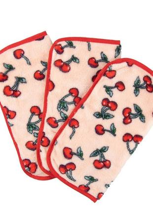 Салфетки для снятия макияжа the vintage cosmetic company cherry print4 фото