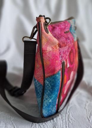 Жіноча текстильна сумочка кросбоді desigual3 фото