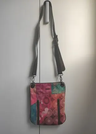 Женская текстильная сумочка кросбоди desigual