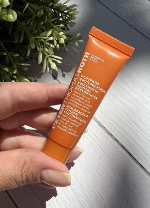 Peter thomas roth pumpkin enzyme mask enzymatic dermal resurfacer 🧡 маска для лица с энзимами папайи1 фото