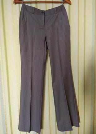 Прямые брюки полушерсть