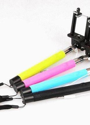 Селфи палка monopod - оранжевый