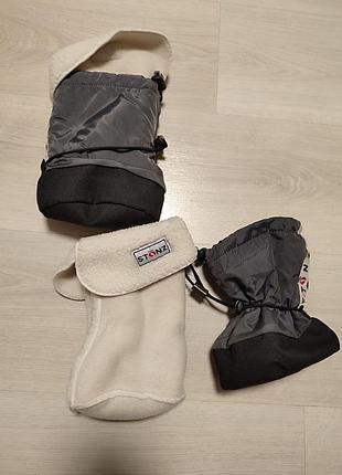 Теплі тапулі для малюка,теплі пінетки 2в1