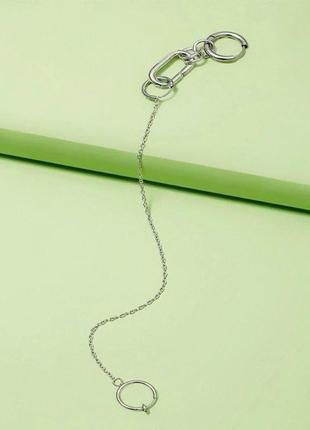 Кафф серьга с цепочкой и зажимом4 фото