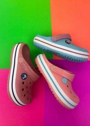 Оригинальные детские кроксы сабо crocs crocband kids1 фото