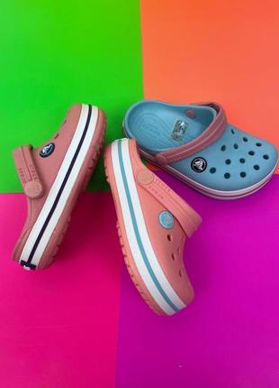 Оригинальные детские кроксы сабо crocs crocband kids3 фото