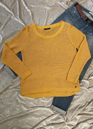 Яркий оранжевый свитер only, l6 фото
