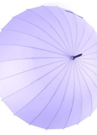 Зонт трость женский анти-шторм с 24 спицами с большим куполом и механической системой открытия4 фото