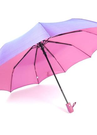 Жіноча парасолька хамелеон toprain на 9 спиць і чохлом, антишторм2 фото