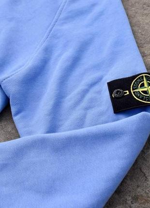 Світшот stone island з класичним патчем ⚡️7 фото