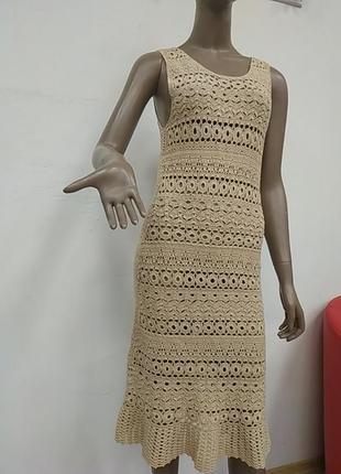 Платье вязаное love me me сарафан