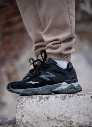 New balance 9060 black dark grey