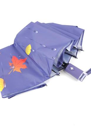 Жіноча парасолька напівавтомат susino з 9 спицями, антишторм, лавандовий8 фото