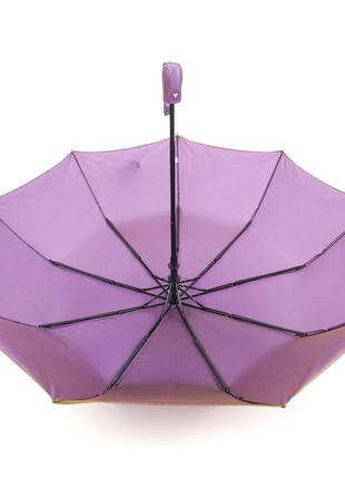 Женский зонт хамелеон полуавтомат на 9 спиц анти-ветер от фирмы toprain с чехлом4 фото