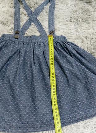 Джинсовая юбка сарафан2 фото